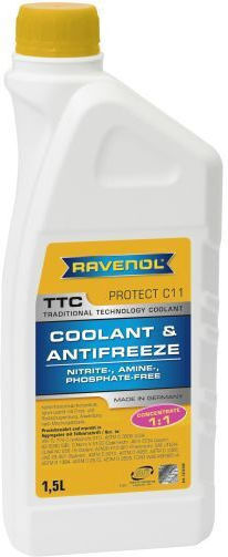 Ravenol Auto G11 Gelb Farbe 1.5Es
