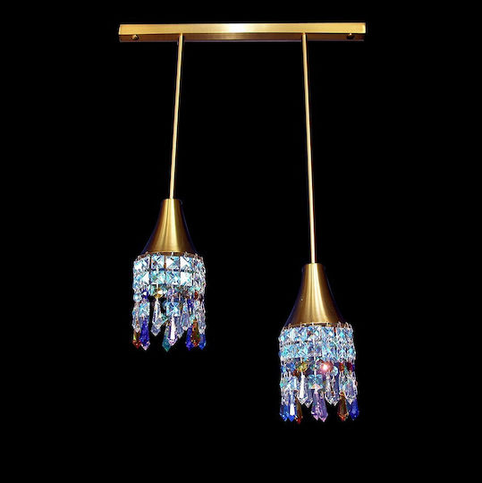 DITS Lighting Hängelampe Gold Schiene