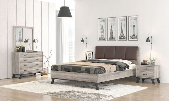Σετ Комплект Спалня N69 Brown-Earth 160x200бр 5бр