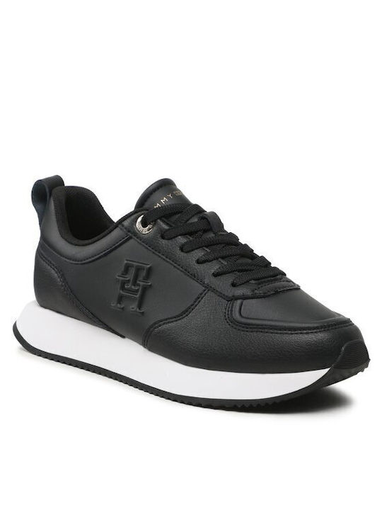 Tommy Hilfiger Casual Γυναικεία Sneakers Μαύρα
