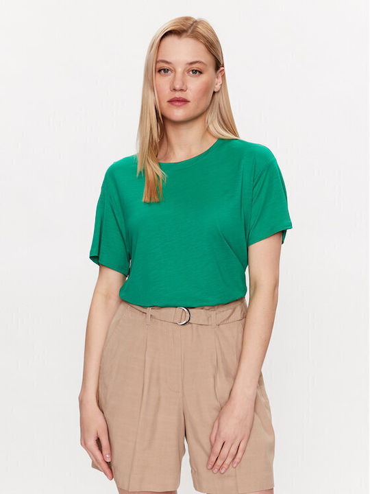 Benetton Γυναικείο T-shirt Πράσινο