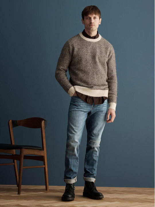 Selected Homme Men's Long Sleeve Sweater CAFE