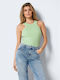 Noisy May Women's Blouse Sleeveless Green