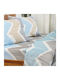 Whitegg Sheet Sets Queen with Elastic 165x200+32cm. Ba121 2 4pcs