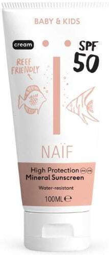 Naïf Waterproof Bebeluș Crema de Soare Emulsie SPF50 100ml
