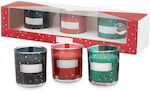 Heart & Home Christmas Candle 3pcs