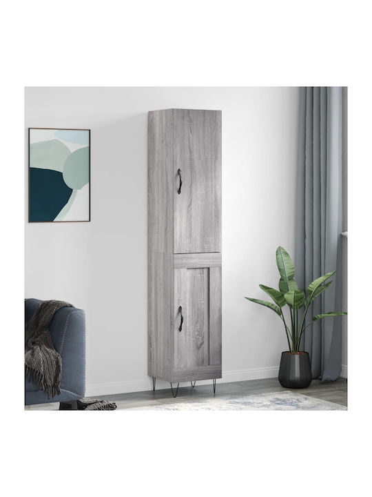 Cabinet De Birou Din Lemn Gri Sonoma 34.5x34x180cm