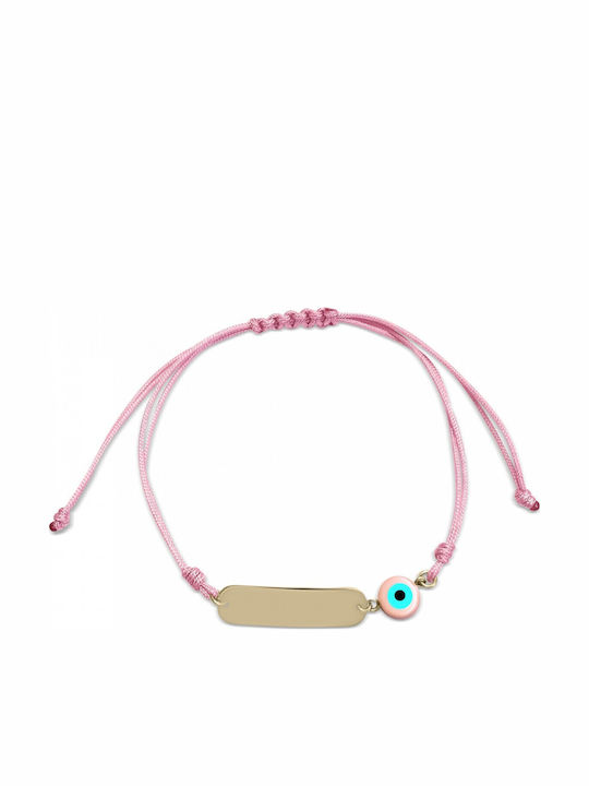 Ekan Kinderarmband ID aus Gold 14K