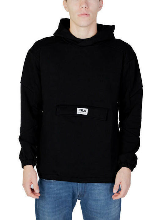 Fila Men's Sweatshirt with Hood Black