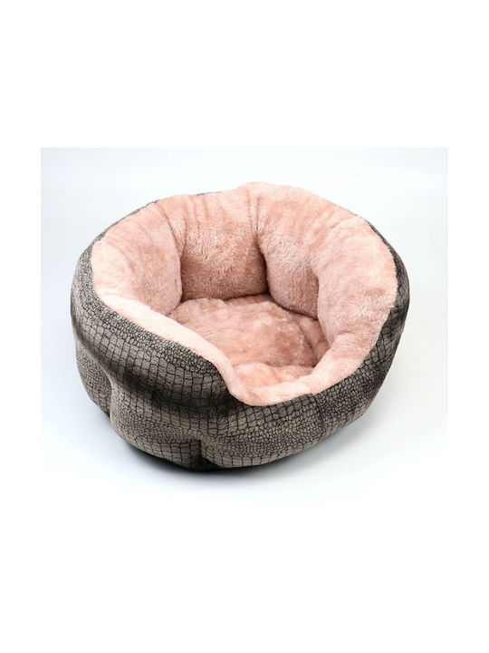 Animal Sofa Dog Bed Grey / Pink 60x50cm
