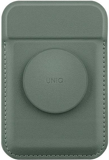 Uniq MagSafe Kartenetui Flixa in Grün Farbe
