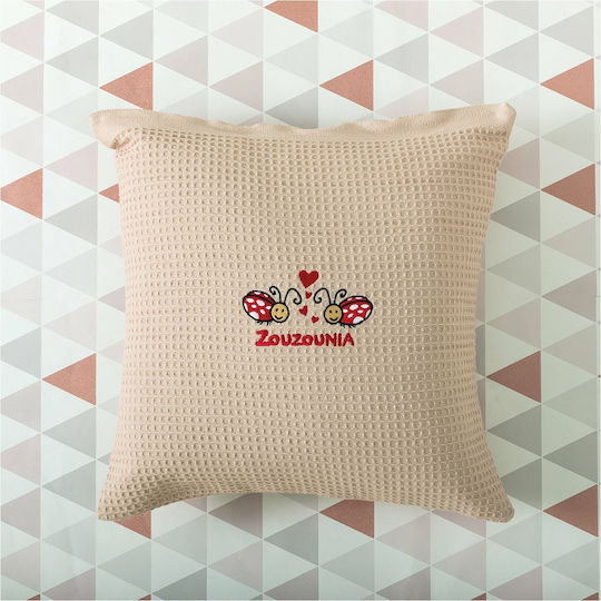 Set de fețe de pernă pentru bebeluși din 100% bumbac White 48x48cm