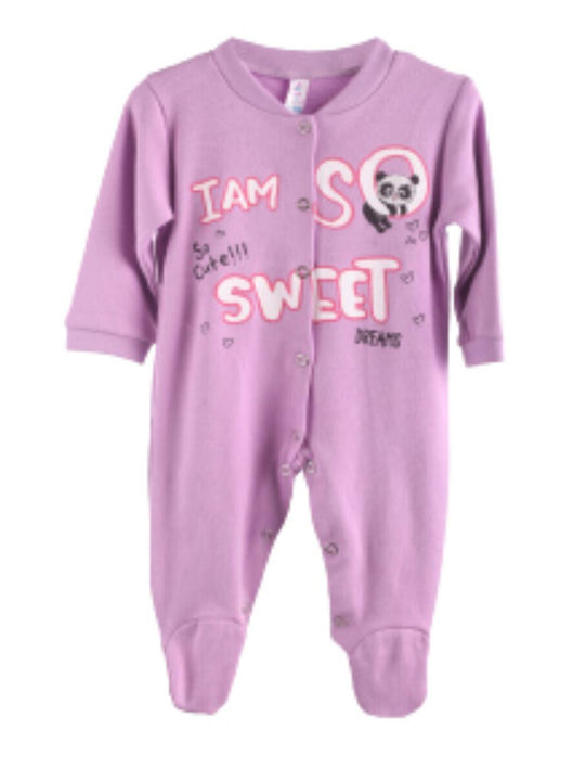 Dreams Baby Bodysuit Purple