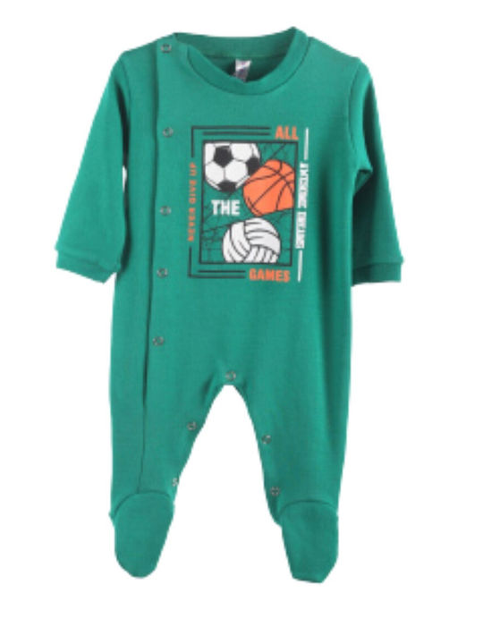 Dreams Baby Bodysuit Long-Sleeved green