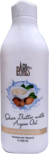 Paris Collection Unt de Shea cu ulei de Argan Crema hidratant pentru corp 400ml