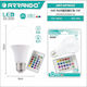 Arrango Bec Smart LED 5W pentru Dulie E27 și Formă A60 RGB