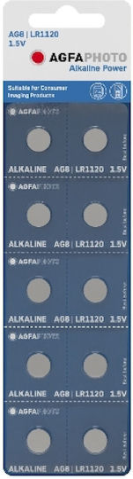 AgfaPhoto Alkaline Watch Batteries LR55 1.5V 10pcs