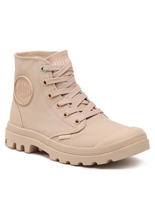 Palladium Ανδρικά Μποτάκια Μπεζ