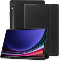 Tech-Protect SmartCase Pen Flip Cover Synthetic Leather with Keyboard English US Black (Galaxy Tab S9 FE+)