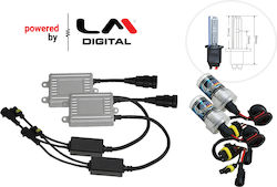 LM Digital Xenon Σετ Φωτισμού Αυτοκινήτου H3 Can bus 12V 6000K Ψυχρό Λευκό