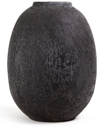 Soulworks Ceramic Black Vase Φ22xΥ31cm Soulworks Ceramic Black Vase Φ22xΥ31cm