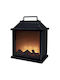 Plastic Lantern Black 30x17x35cm