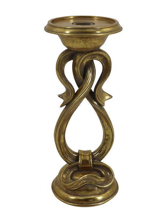 Fylliana Candle Holder in Gold Color 11x27cm 1pcs