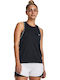 Knockout Novelty Women's Athletic Blouse Sleeveless Black.
