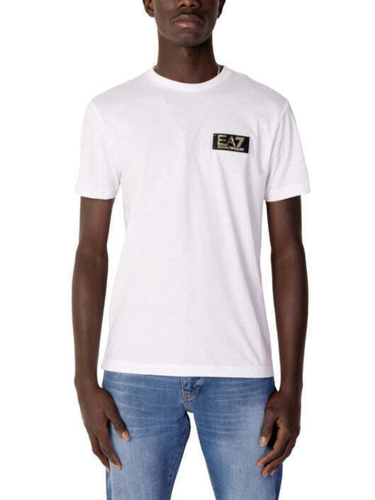 Emporio Armani Ανδρικό T-shirt Κοντομάνικο Λευκό