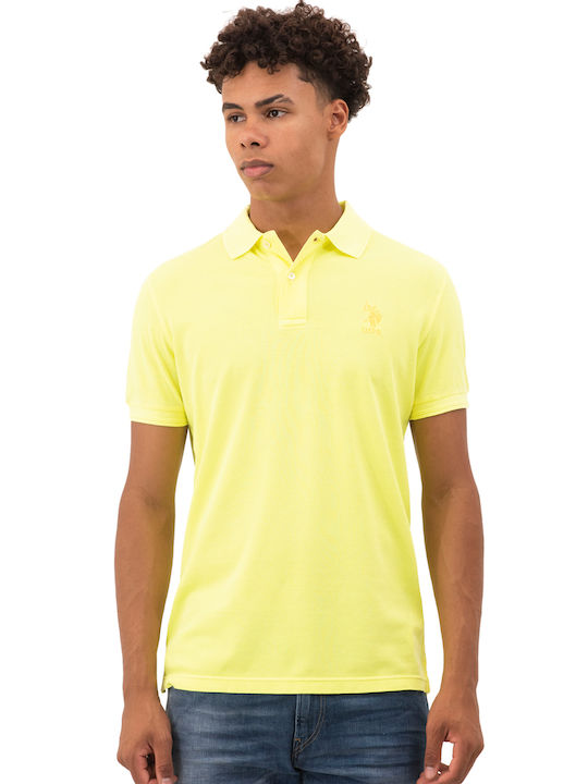 U.S. Polo Assn. 'axel' Men's Short Sleeve Blouse Yellow (411/YELLOOW)