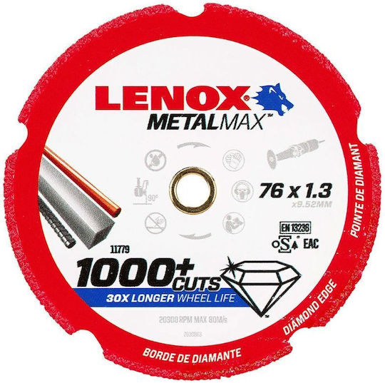 Lenox Δίσκος Κοπής Μετάλλου 76mm