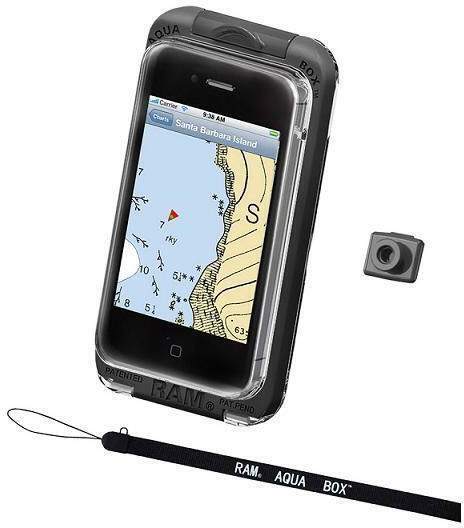 RAM Mount Βάση GPS Μοτοσυκλέτας με Θήκη