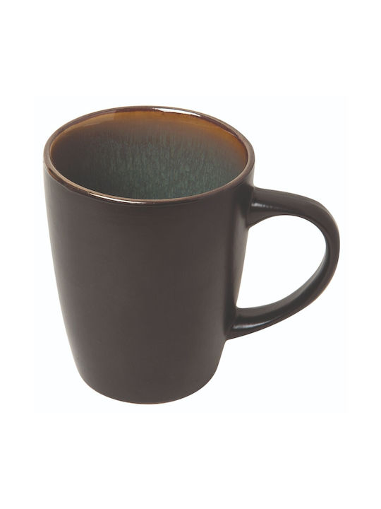 GTSA Reactive Glaze Porcelain Cup Brown 350ml