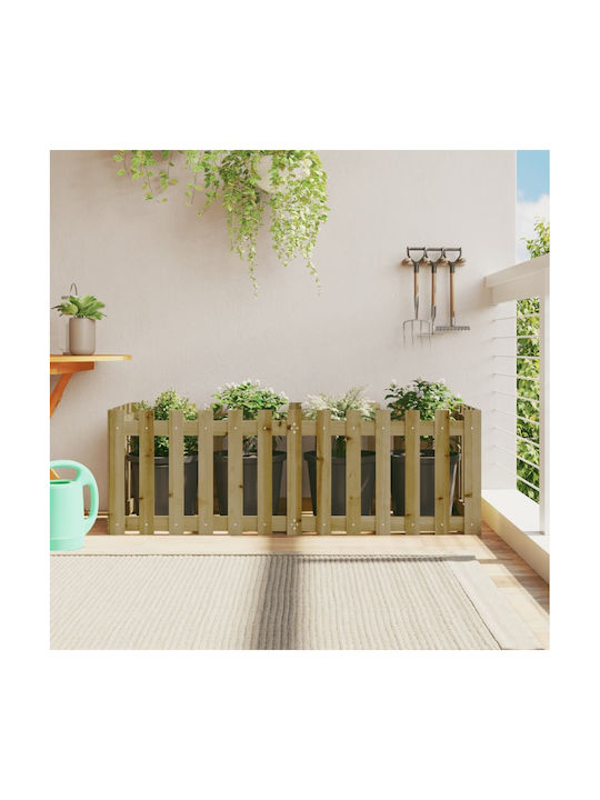 vidaXL Blumenkasten Hölzernes Beige 150x50x50cm.