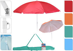 BigBuy Foldable Beach Umbrella Aluminum White