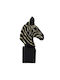 Fylliana Διακοσμητικό Ζωάκι Πολυρητίνης Zebra 12.2x22x40.5cm