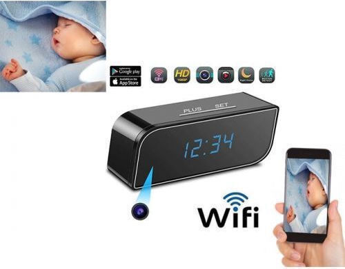 Hidden Camera WiFi Clock