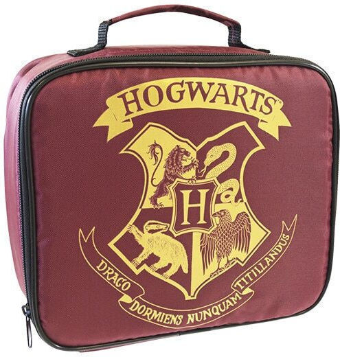 Harry Potter Σχολικό Ισοθερμικό Τσαντάκι Φαγητού Χειρός Μπορντό Harry Potter 20x8x22cm