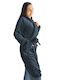 TnS Winter Women's Robe Blue.