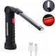 Rechargeable Flashlight LED Waterproof IPX4 with Maximum Brightness 300lm