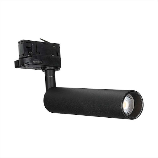 V-TAC Single LED Cool White Spot in Black Color