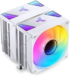 Jonsbo CR-3000 Dual Fan CPU Cooling with ARGB for AM4/AM5/1200/115x/1700 Socket White