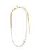 Pilgrim Necklace Gold Plated with Pearls