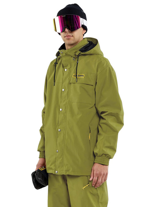 Volcom Longo G0652404-MOS Jachetă Gore-Tex pentru Schi & Snowboard Green