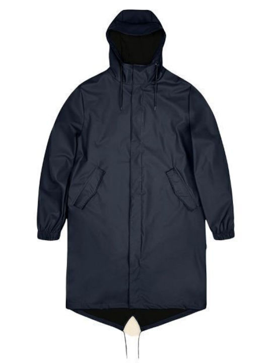 Rains Fishtail Winter Jacke Parka Wasserdicht u...