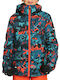 Mission Kids Casual Short Hooded Multicolour Jacket