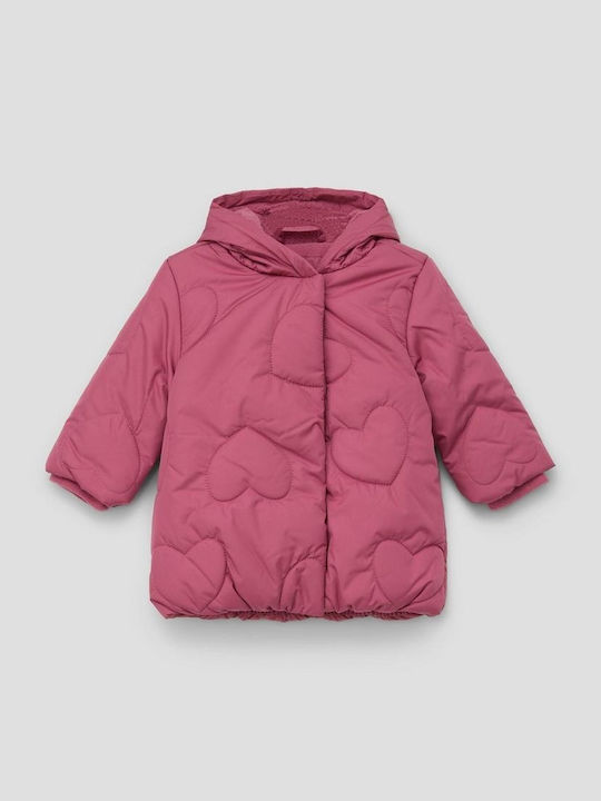 Kids' Casual Jacket with Hood Pink