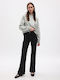 '70s Ψηλόμεσο Γυναικείο Jean Παντελόνι Καμπάνα basic black