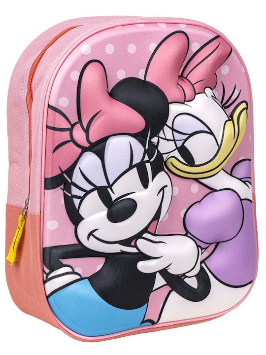 Minnie Mouse School Bag Backpack Elementary, Elementary Multicolored