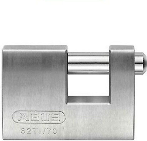 Abus Titalium 82τι/70 Стоманено Лукето Моноблок с ключ 12мм 1бр